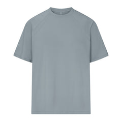 NikeSKIMS AIRY OVERSIZED TEE | WASHED PACIFIC FLAT ON A WHITE BACKGROUND | FLT