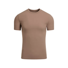 FITS EVERYBODY MENS T-SHIRT | UMBER FLAT ON A WHITE BACKGROUND | FLT