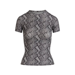 FITS EVERYBODY T-SHIRT | SHADOW SNAKE PRINT FLAT ON A WHITE BACKGROUND | FLT