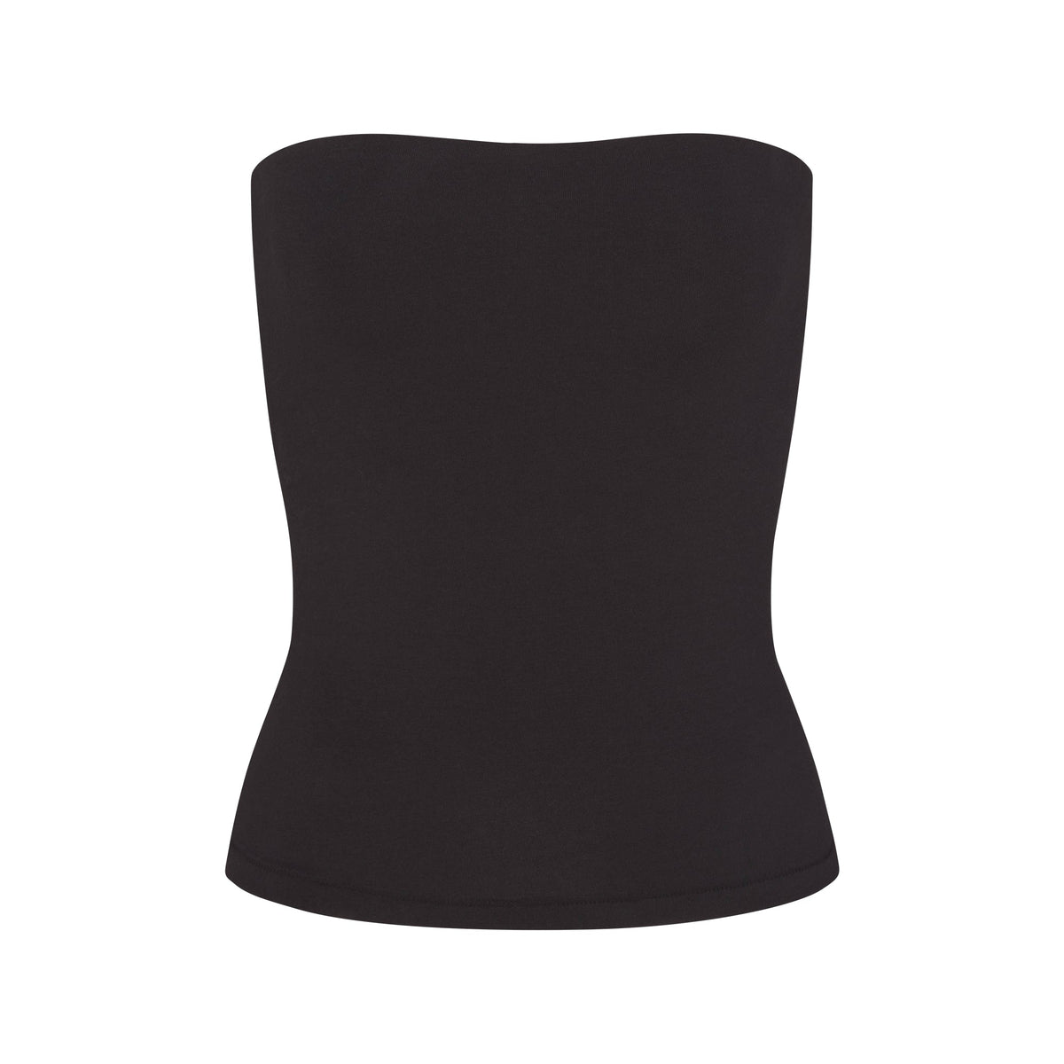 COTTON JERSEY TUBE TOP | SOOT FLAT ON A WHITE BACKGROUND | FLT