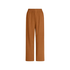 COTTON JERSEY WIDE LEG PANT | CHAI FLAT ON A WHITE BACKGROUND | FLT