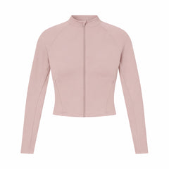 NikeSKIMS MATTE MOCK NECK FULL ZIP JACKET | HIMALAYAN FLAT ON A WHITE BACKGROUND | FLT