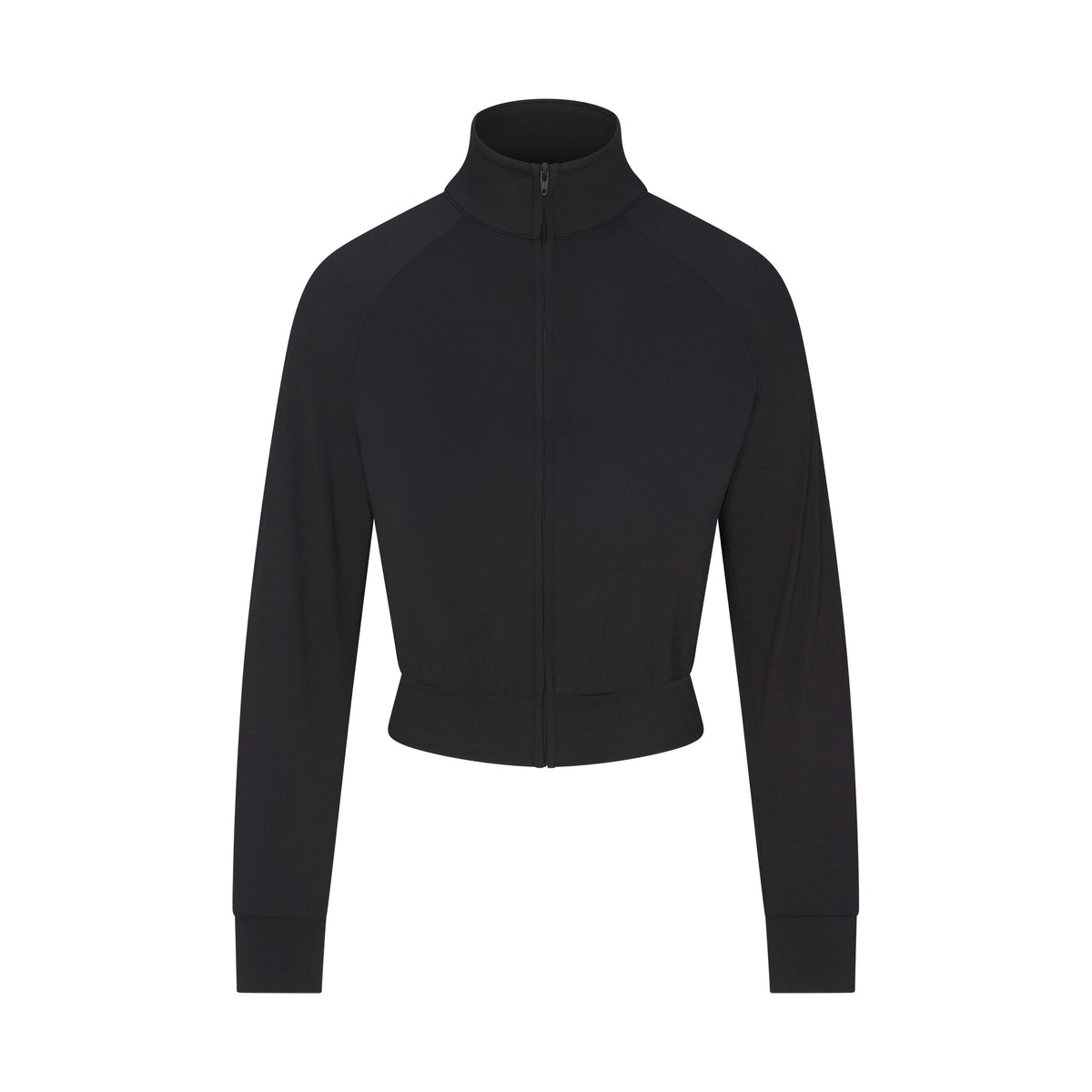 NikeSKIMS AIRY TRACK JACKET | OBSIDIAN FLAT ON A WHITE BACKGROUND | FLT
