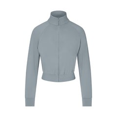 NikeSKIMS AIRY TRACK JACKET | WASHED PACIFIC FLAT ON A WHITE BACKGROUND | FLT