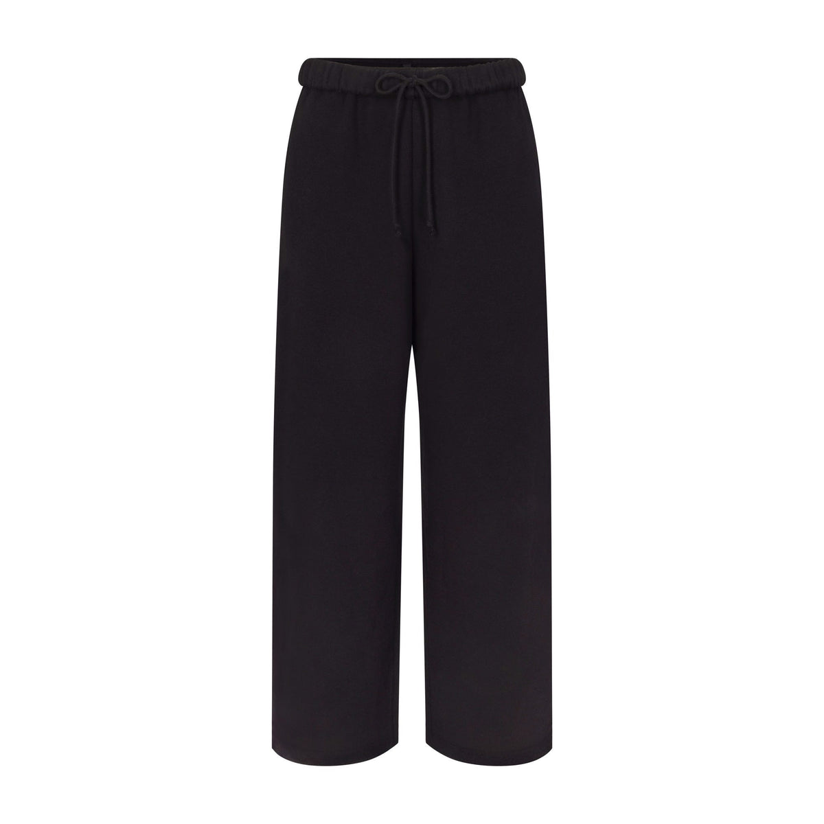 COTTON FLEECE CLASSIC STRAIGHT LEG PANT | ONYX (PANTS, BOTTOMS) LAYS FLAT ON A WHITE BACKGROUND | FLT