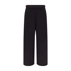 COTTON FLEECE CLASSIC STRAIGHT LEG PANT | ONYX (PANTS, BOTTOMS) LAYS FLAT ON A WHITE BACKGROUND | FLT