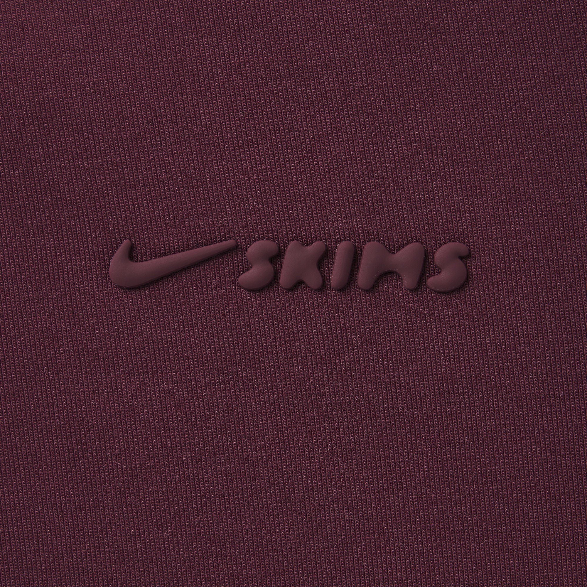 NikeSKIMS MATTE TRICOT | CURRANT ADDITIONAL FABRIC DETAILS
