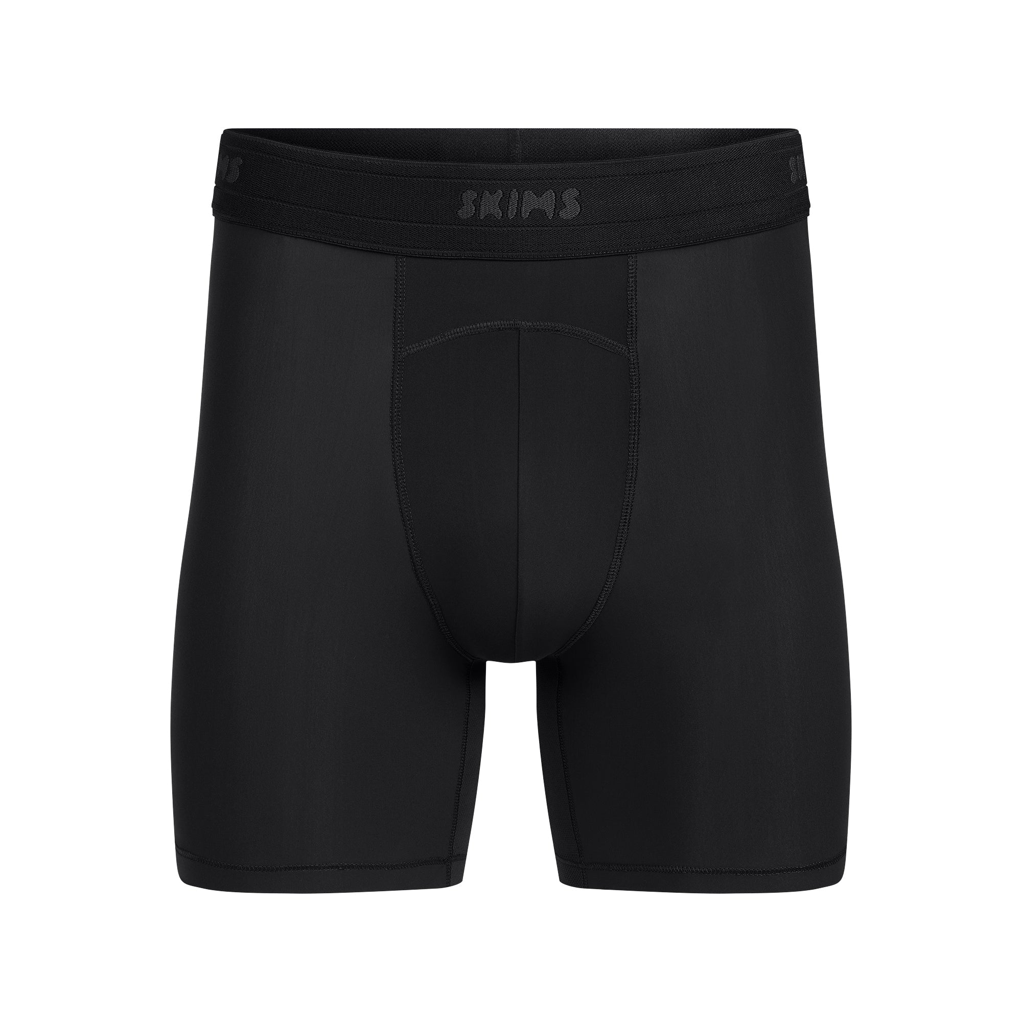 SKIMS SPORT MENS 5" BOXER BRIEF 3-PACK | DUNE MULTI FLAT ON A WHITE BACKGROUND | FLT
