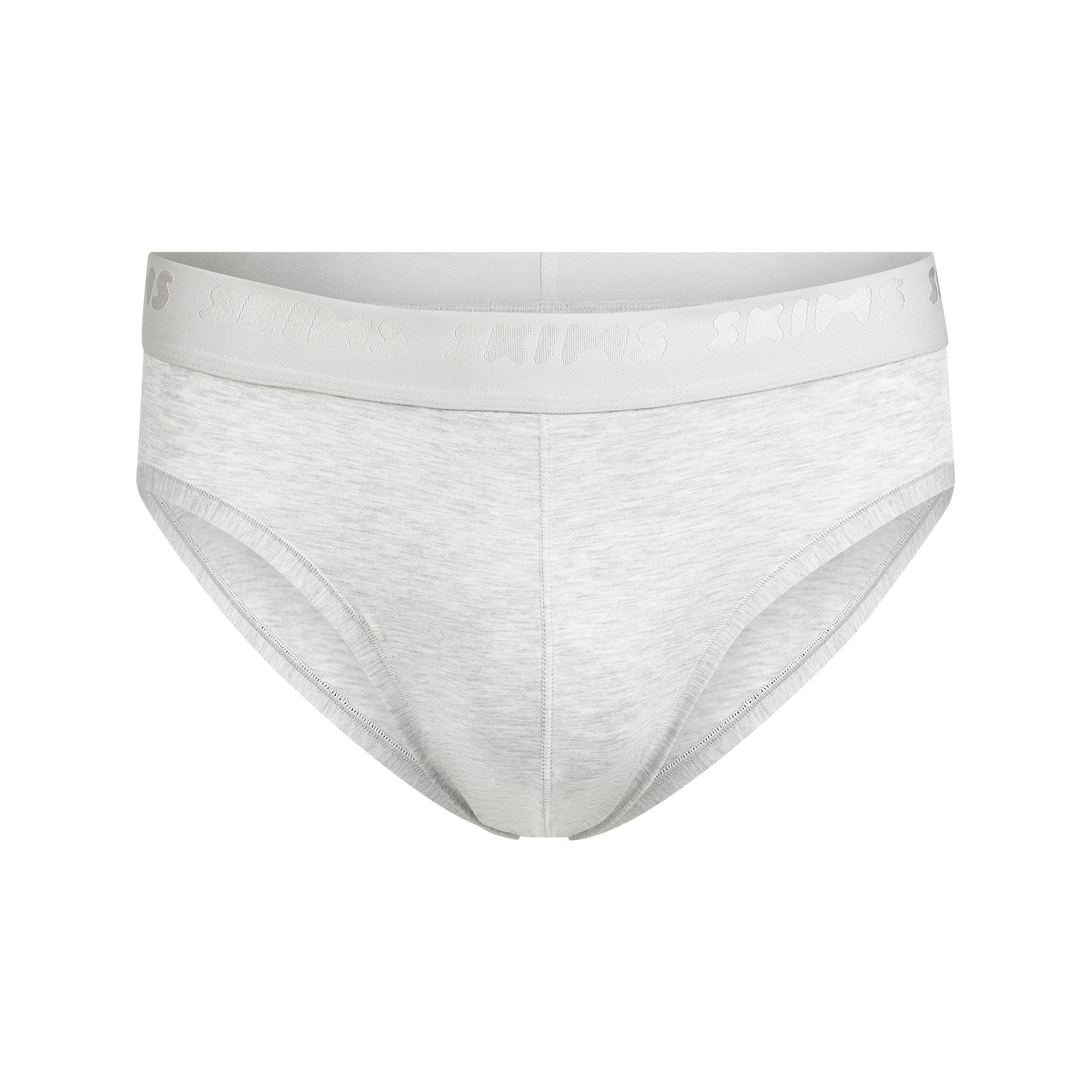 SKIMS STRETCH MENS BRIEF 3-PACK | LAUREL MULTI FLAT ON A WHITE BACKGROUND | FLT