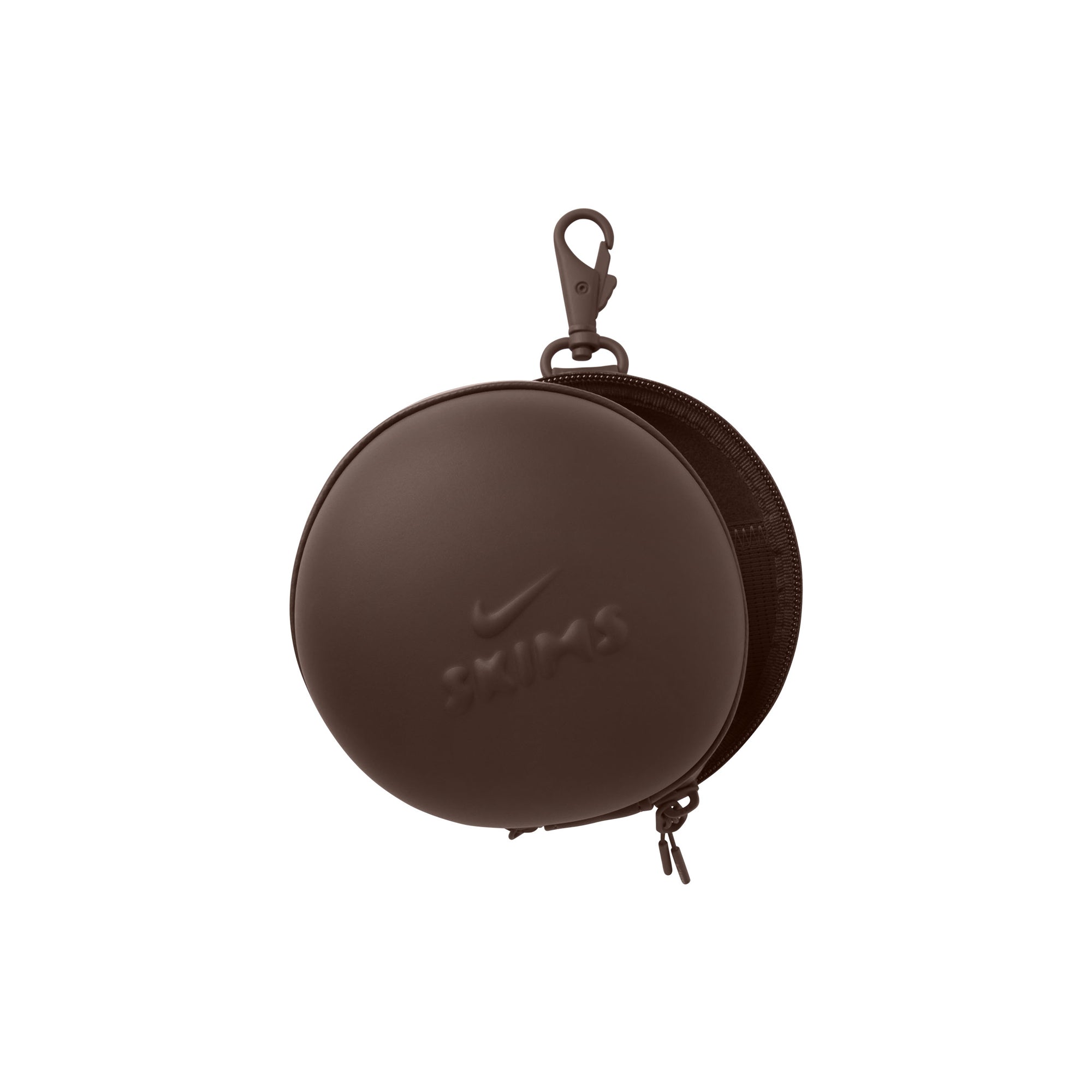 NikeSKIMS ACCESSORIES HARDSHELL ROUND CASE | PHOENIX FLAT ON A WHITE BACKGROUND