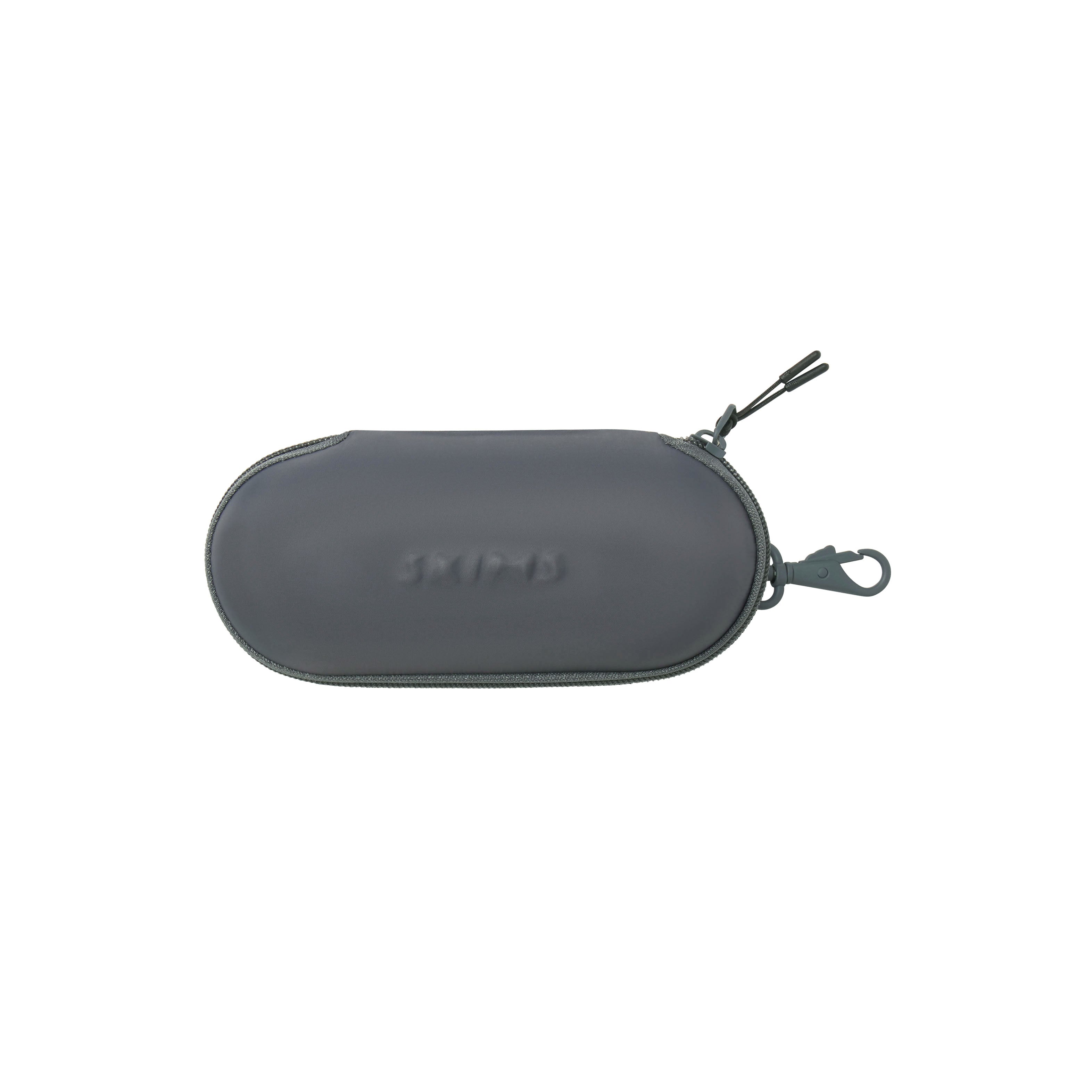 NikeSKIMS ACCESSORIES HARDSHELL GLASSES CASE | ARMOR LAYS FLAT ON A WHITE BACKGROUND