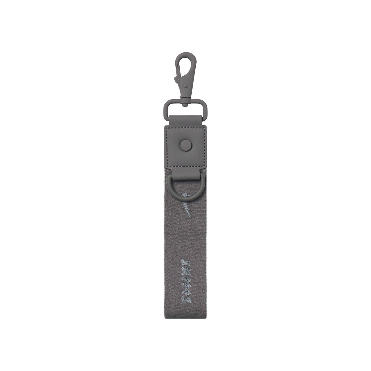 NikeSKIMS ACCESSORIES KEYCHAIN WRISTLET | ARMOR LAYS FLAT ON A WHITE BACKGROUND