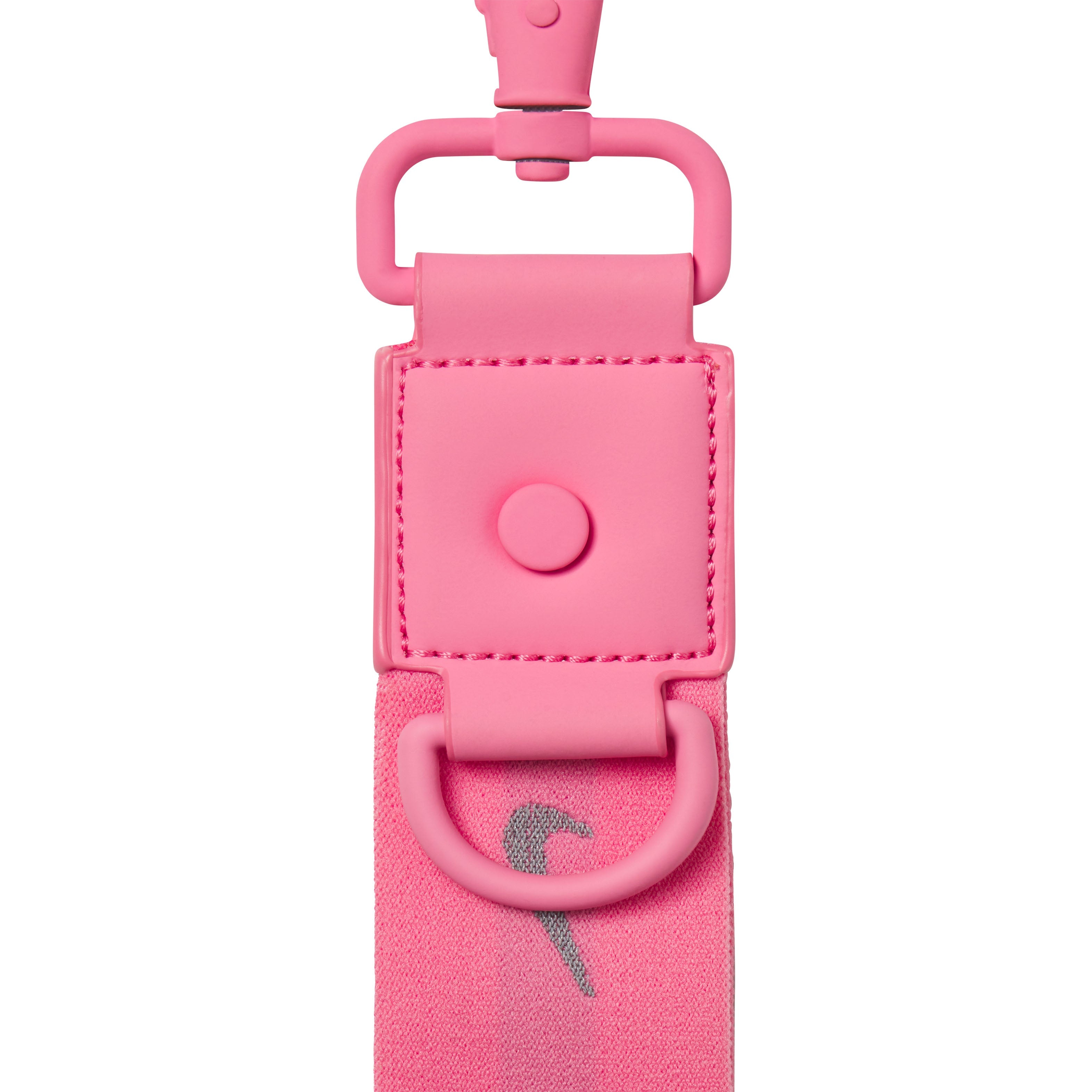 NikeSKIMS ACCESSORIES KEYCHAIN WRISTLET | LIGHT FLAMINGOON A MODEL 