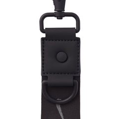 NikeSKIMS ACCESSORIES KEYCHAIN WRISTLET | OBSIDIAN & LAYS FLAT ON A WHITE BACKGROUND | FLT