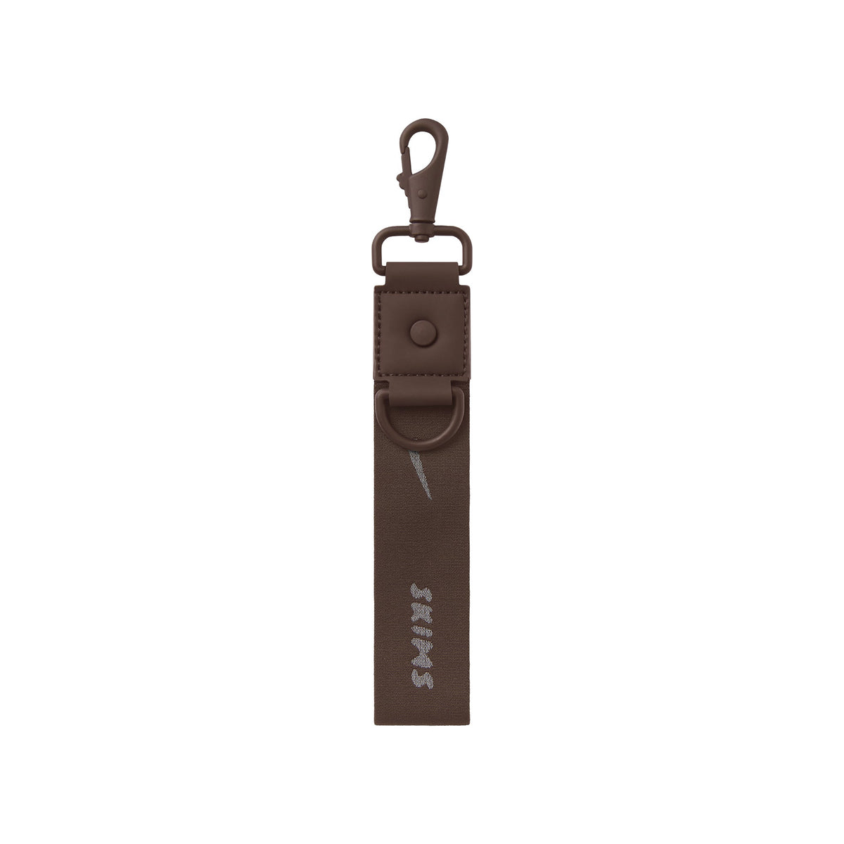NikeSKIMS ACCESSORIES KEYCHAIN WRISTLET | PHOENIX FLAT ON A WHITE BACKGROUND