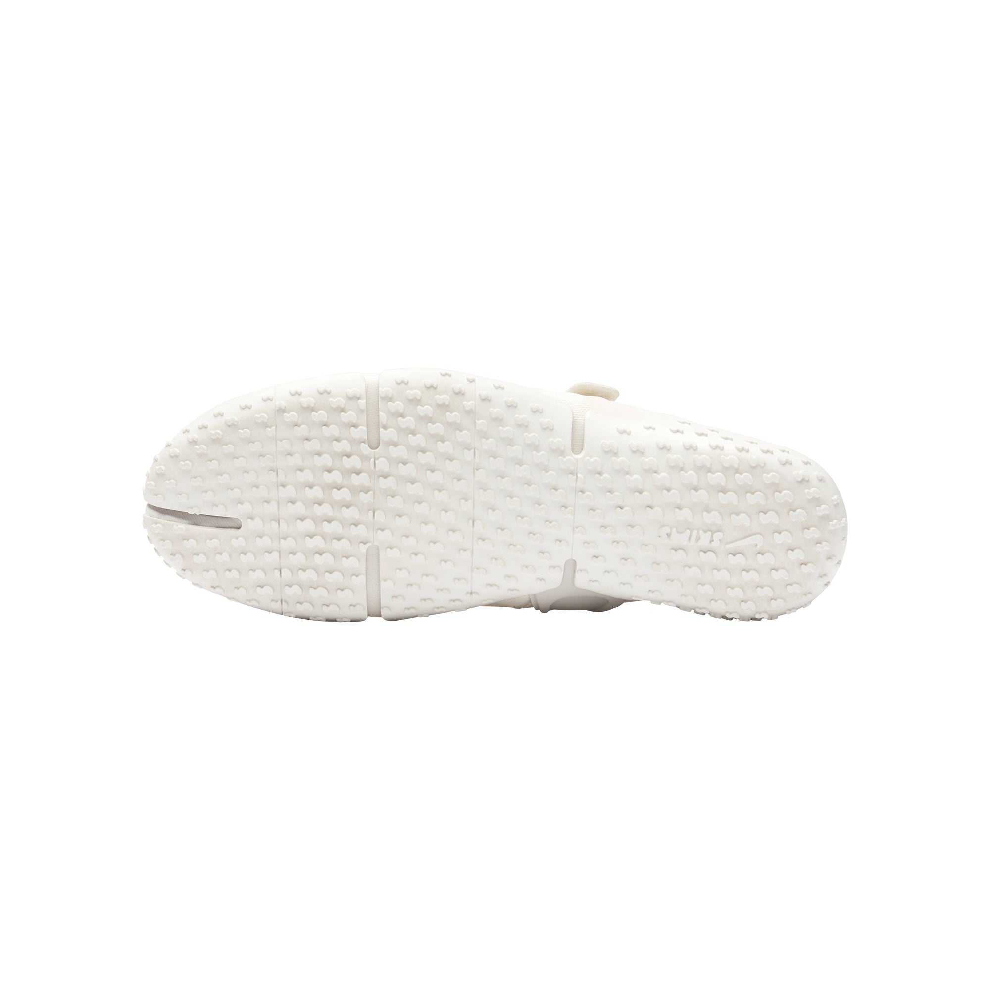 NikeSKIMS FOOTWEAR RIFT MESH | LT BONE/LT BONE-LT OREWOOD BRN ON A MODEL FRONT VIEW | ADDITIONAL FABRIC DETAILS