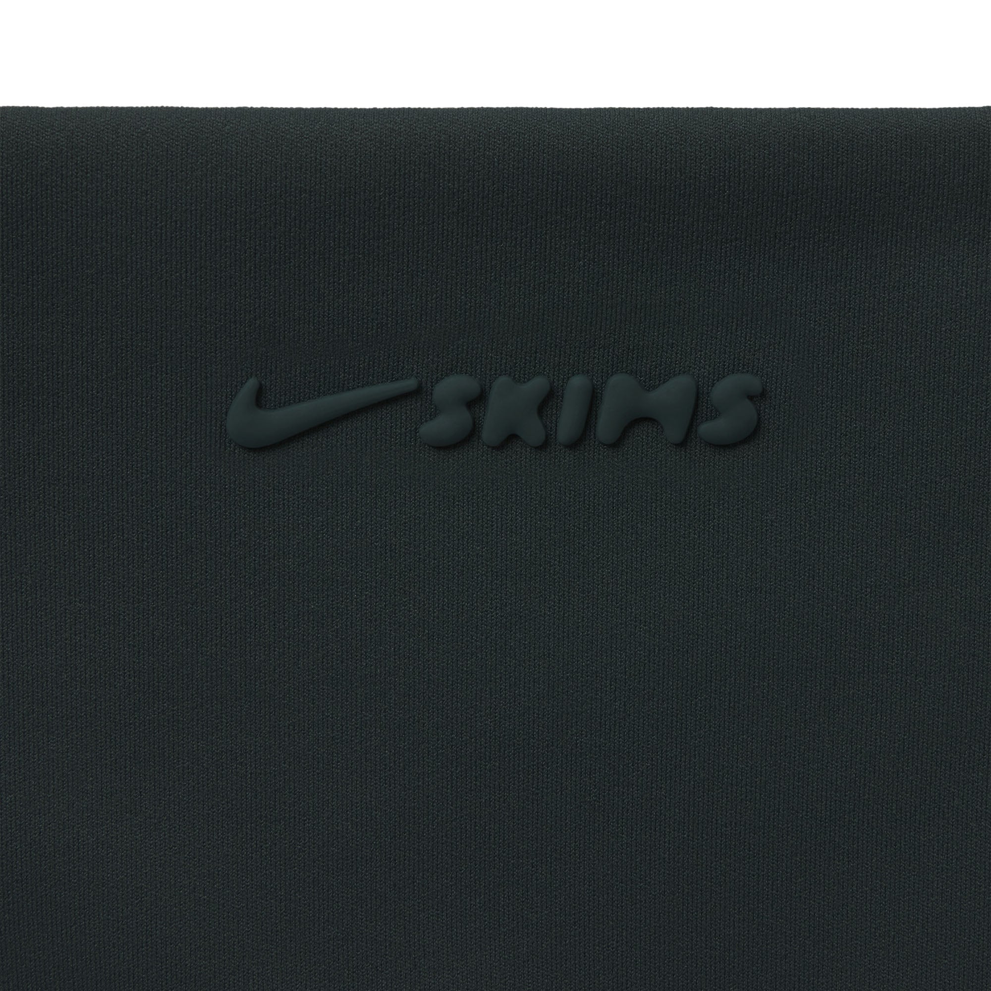 NikeSKIMS MATTE PADDED BABY TEE | DARK TEAL ADDITIONAL FABRIC DETAILS