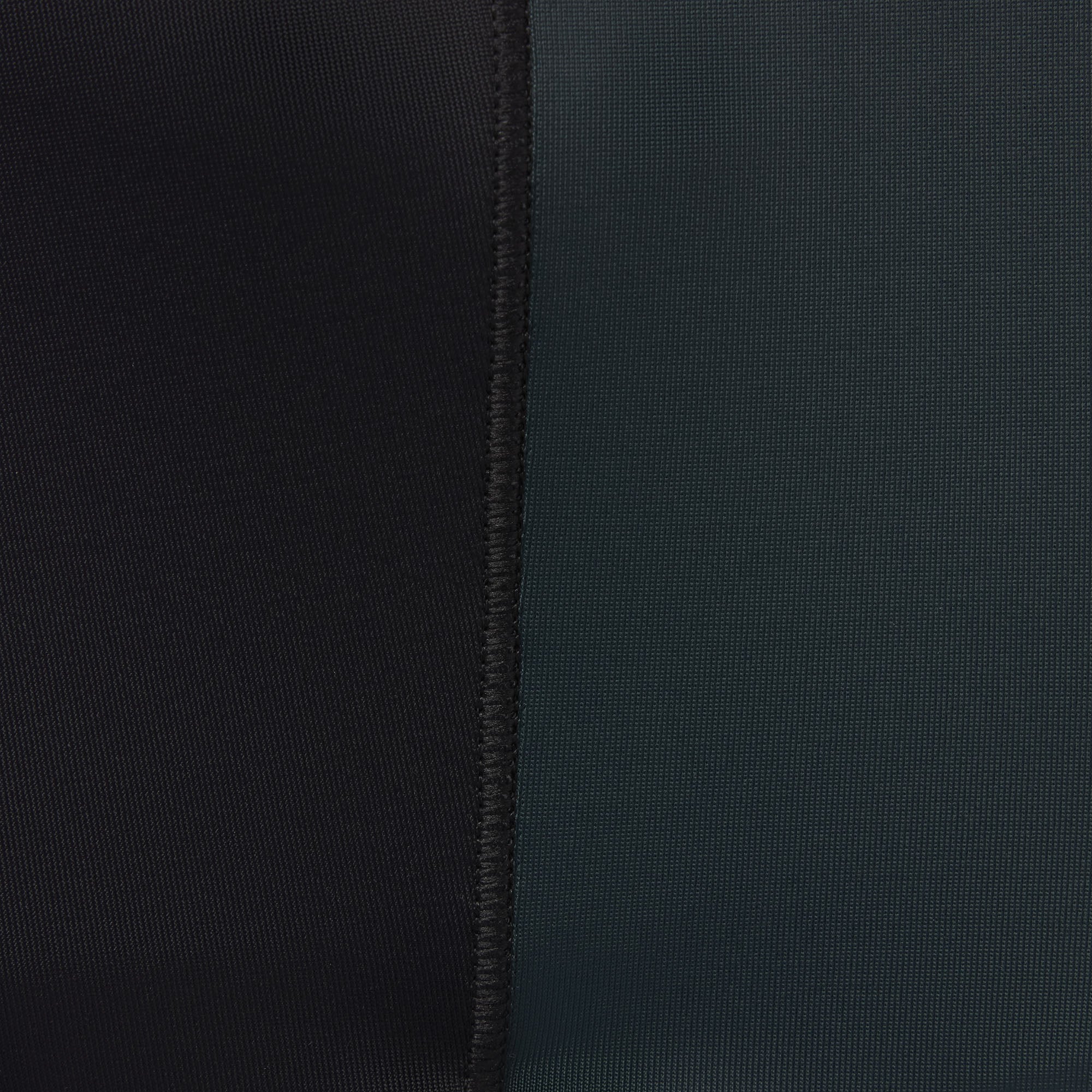 NikeSKIMS SHINE ZIP FRONT LONG ONESIE | OBSIDIAN AND DARK TEAL ADDITIONAL FABRIC DETAILS
