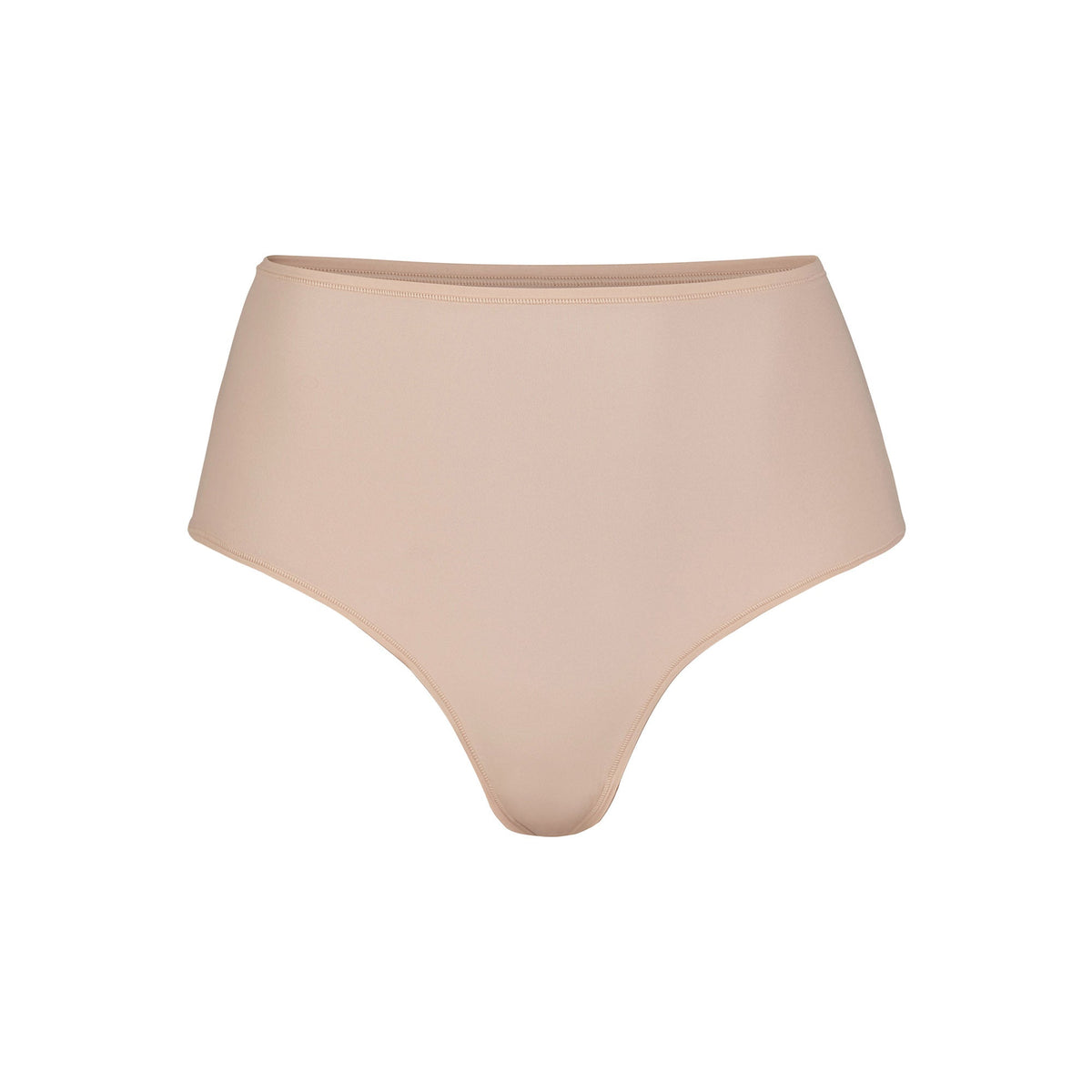 FITS EVERYBODY HIGH-WAISTED THONG | MICA (HIGH-WAISTED PANTIES) LAYS FLAT ON A WHITE BACKGROUND | FLT