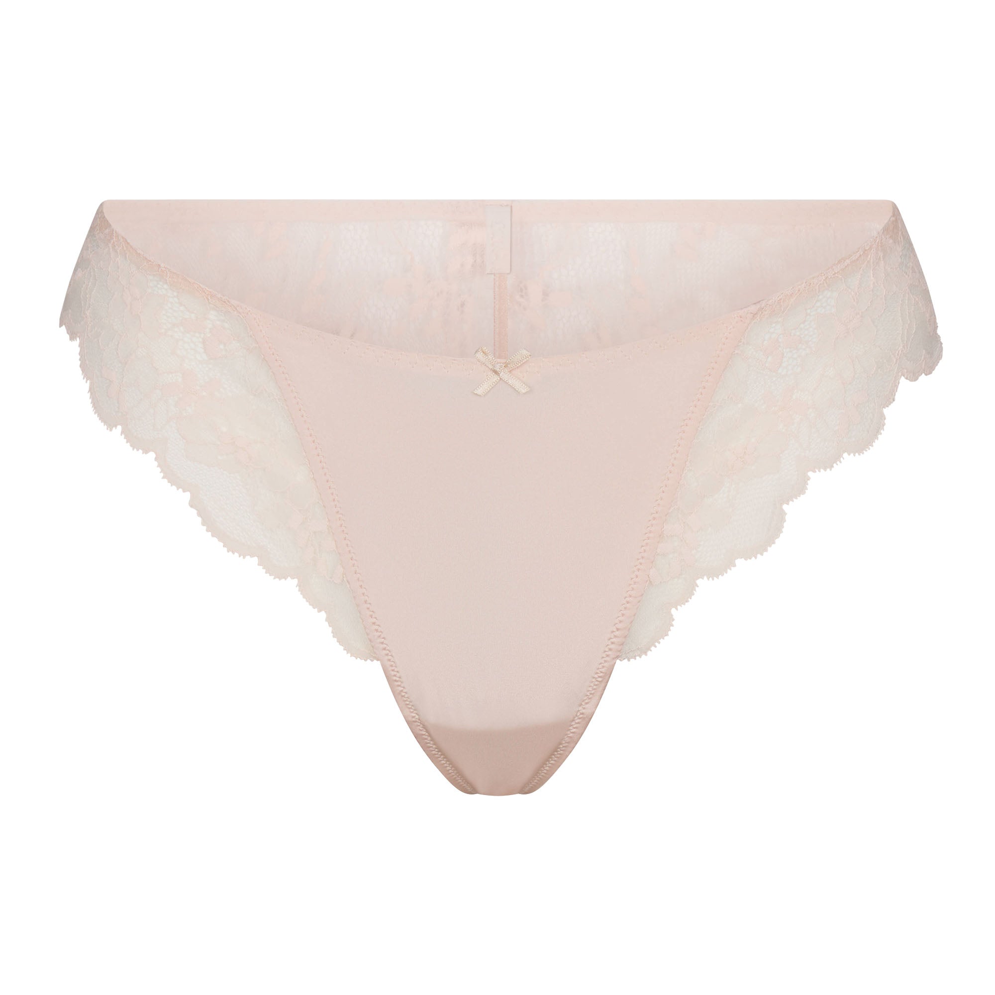 SKIMS LACE BIKINI | PRIMROSE FLAT ON A WHITE BACKGROUND | FLT