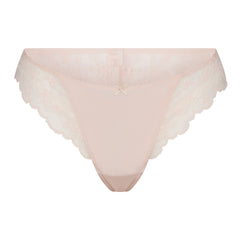 SKIMS LACE BIKINI | PRIMROSE FLAT ON A WHITE BACKGROUND | FLT
