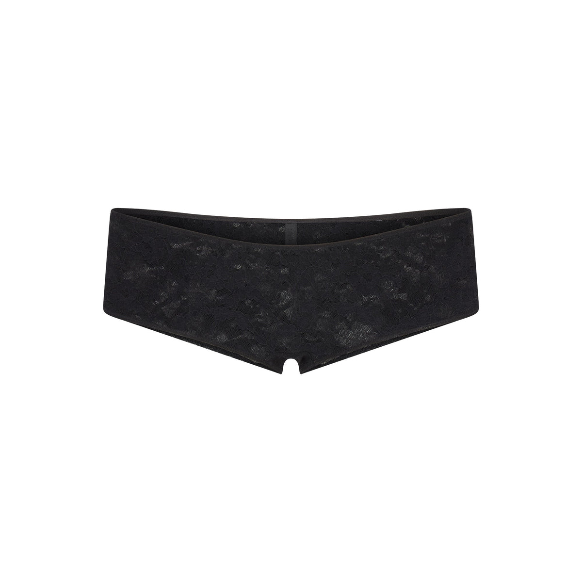 STRETCH LACE HIPSTER | SOOT FLAT ON A WHITE BACKGROUND | FLT