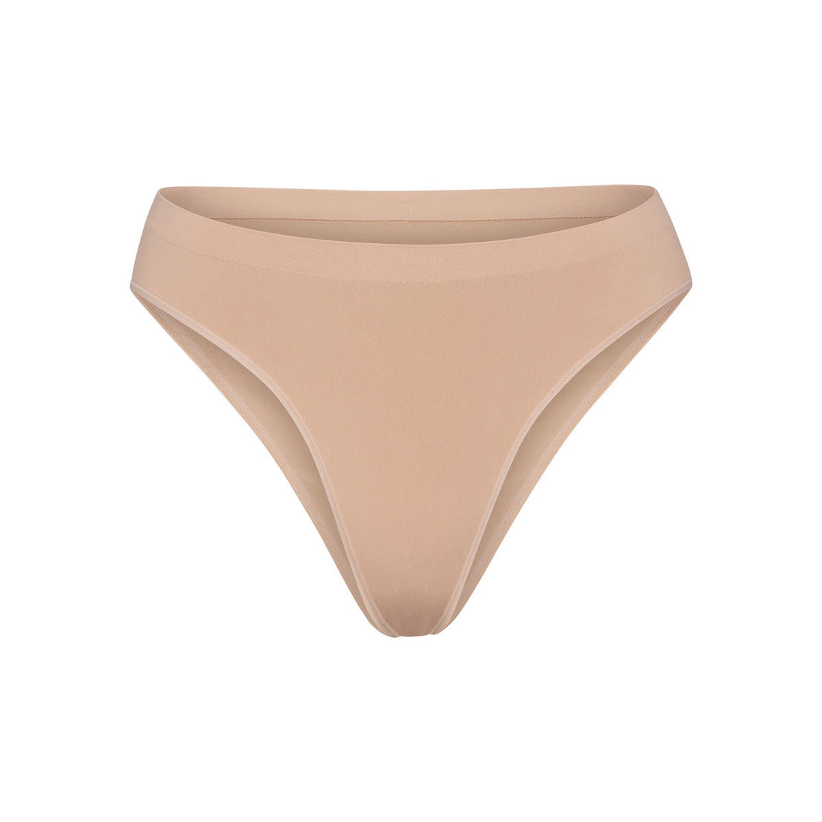 SOFT SMOOTHING SEAMLESS BRIEF | CLAY (BRIEFS, PANTIES) LAYS FLAT ON A WHITE BACKGROUND | FLT