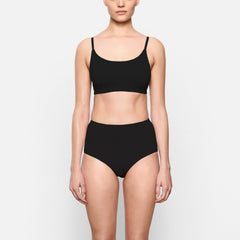 COTTON JERSEY FULL BRIEF WORN BY A MODEL IN FRONT VIEW @ | FOCUS: 0.0, 1.0, 0.9