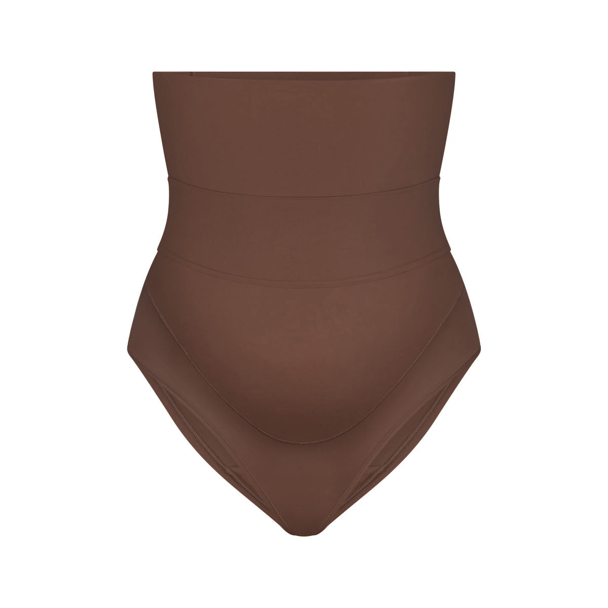 FITS EVERYBODY MATERNITY BANDED HIGH-WAISTED BRIEF | JASPER (BRIEFS, PANTIES) LAYS FLAT ON A WHITE BACKGROUND | FLT