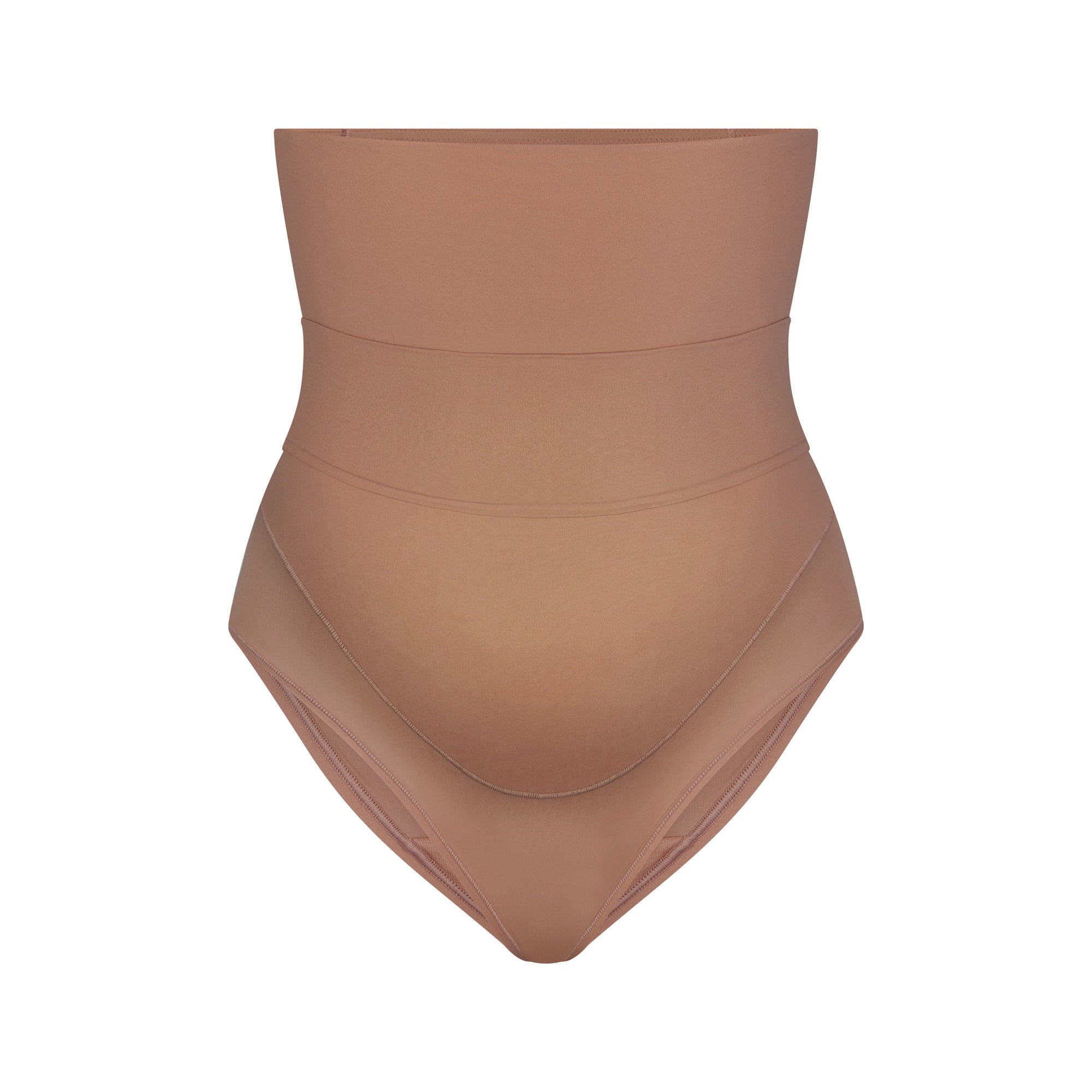 FITS EVERYBODY MATERNITY BANDED HIGH-WAISTED BRIEF | SIENNA (BRIEFS, PANTIES) LAYS FLAT ON A WHITE BACKGROUND | FLT