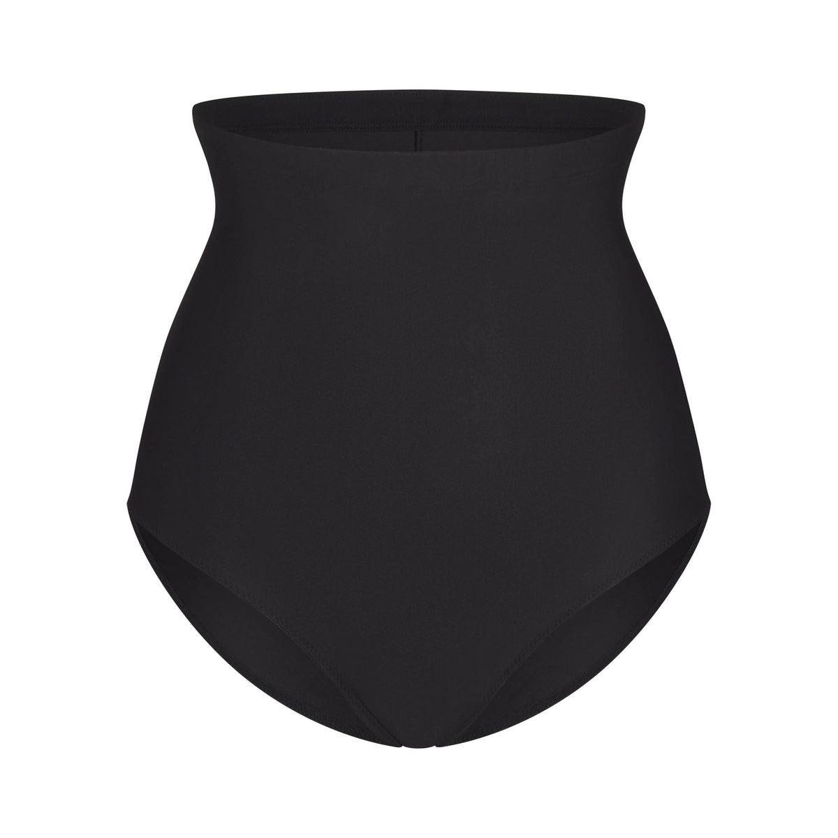 SKIMS BODY CORE SCULPT BUTT LIFTING BRIEF | ONYX FLAT ON A WHITE BACKGROUND | FLT
