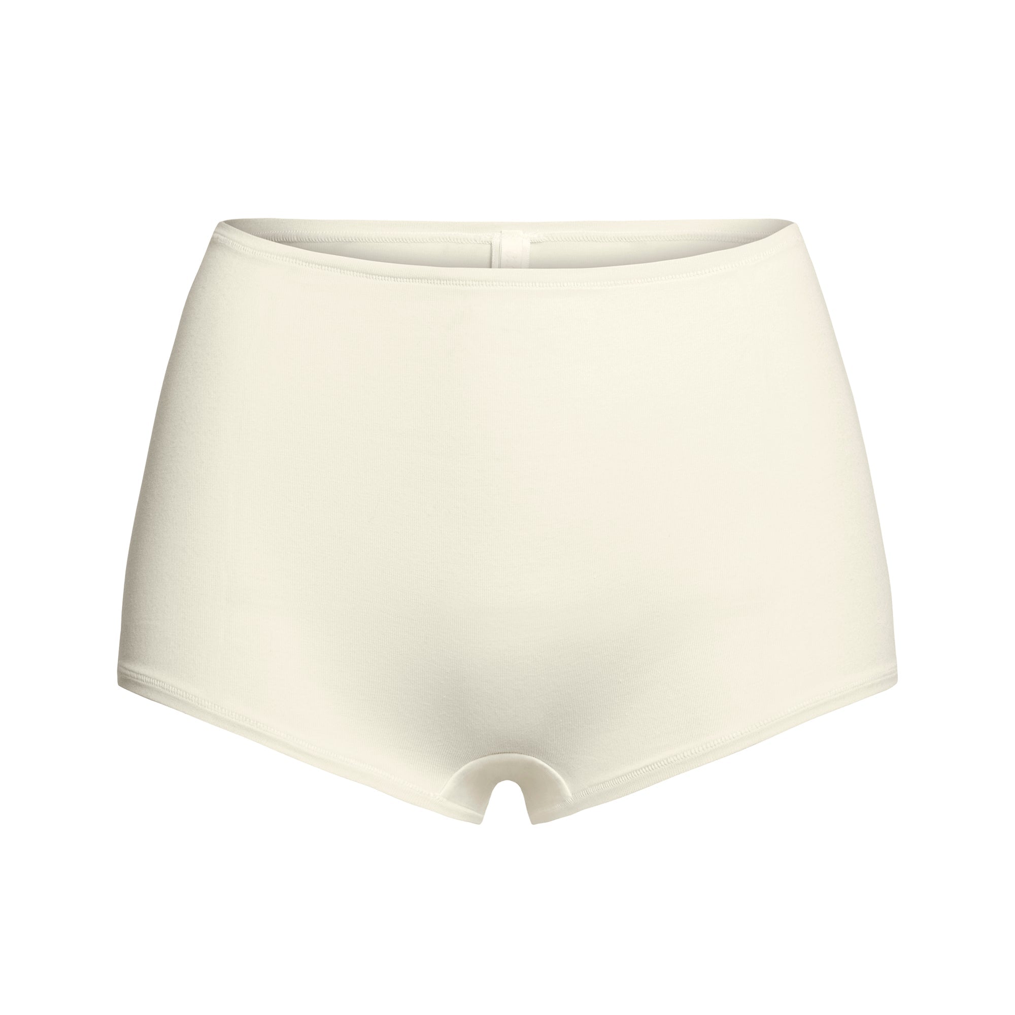 COTTON JERSEY BOY SHORT | BONE FLAT ON A WHITE BACKGROUND | FLT