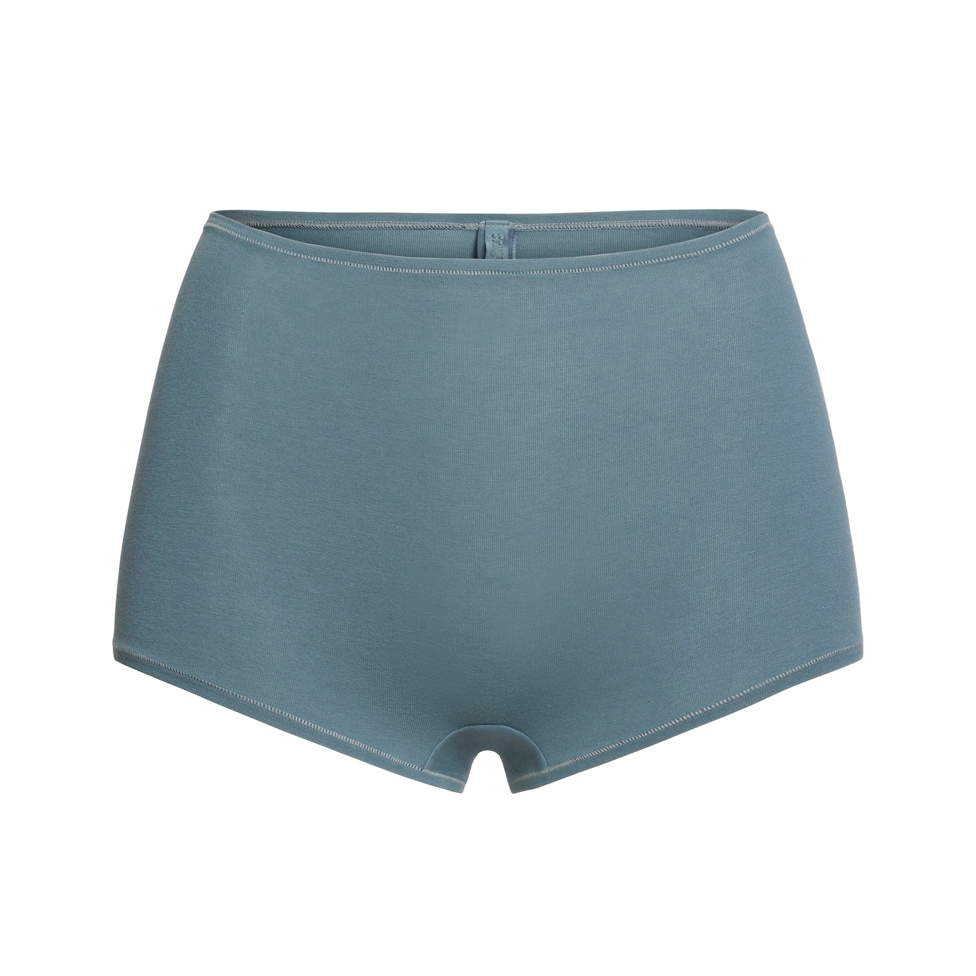 COTTON JERSEY BOY SHORT | KYANITE FLAT ON A WHITE BACKGROUND | FLT