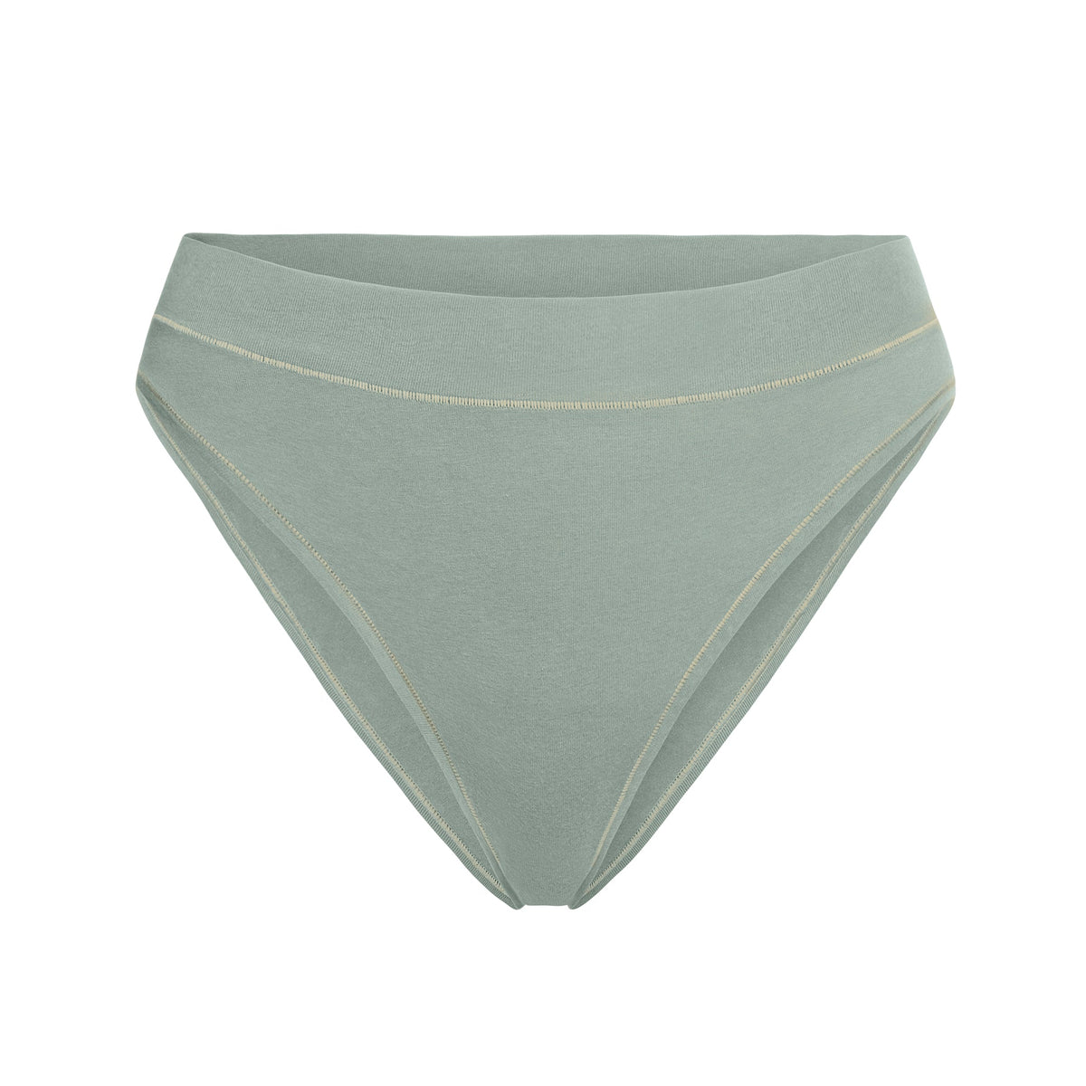COTTON JERSEY CHEEKY TANGA | MINERAL FLAT ON A WHITE BACKGROUND | FLT