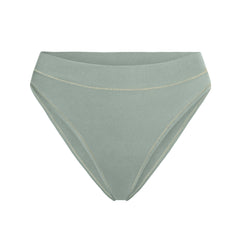 COTTON JERSEY CHEEKY TANGA | MINERAL FLAT ON A WHITE BACKGROUND | FLT