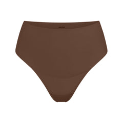 SMOOTHING INTIMATES HIGH-WAISTED THONG | JASPER (THONGS, PANTIES) LAYS FLAT ON A WHITE BACKGROUND | FLT