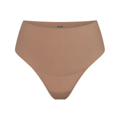 SMOOTHING INTIMATES HIGH-WAISTED THONG | SIENNA (THONGS, PANTIES) LAYS FLAT ON A WHITE BACKGROUND | FLT