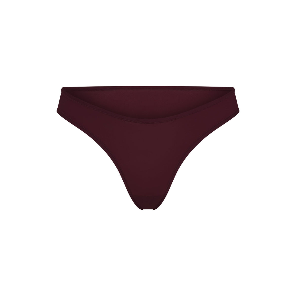 FITS EVERYBODY DIPPED FRONT THONG | CURRANT FLAT ON A WHITE BACKGROUND | FLT