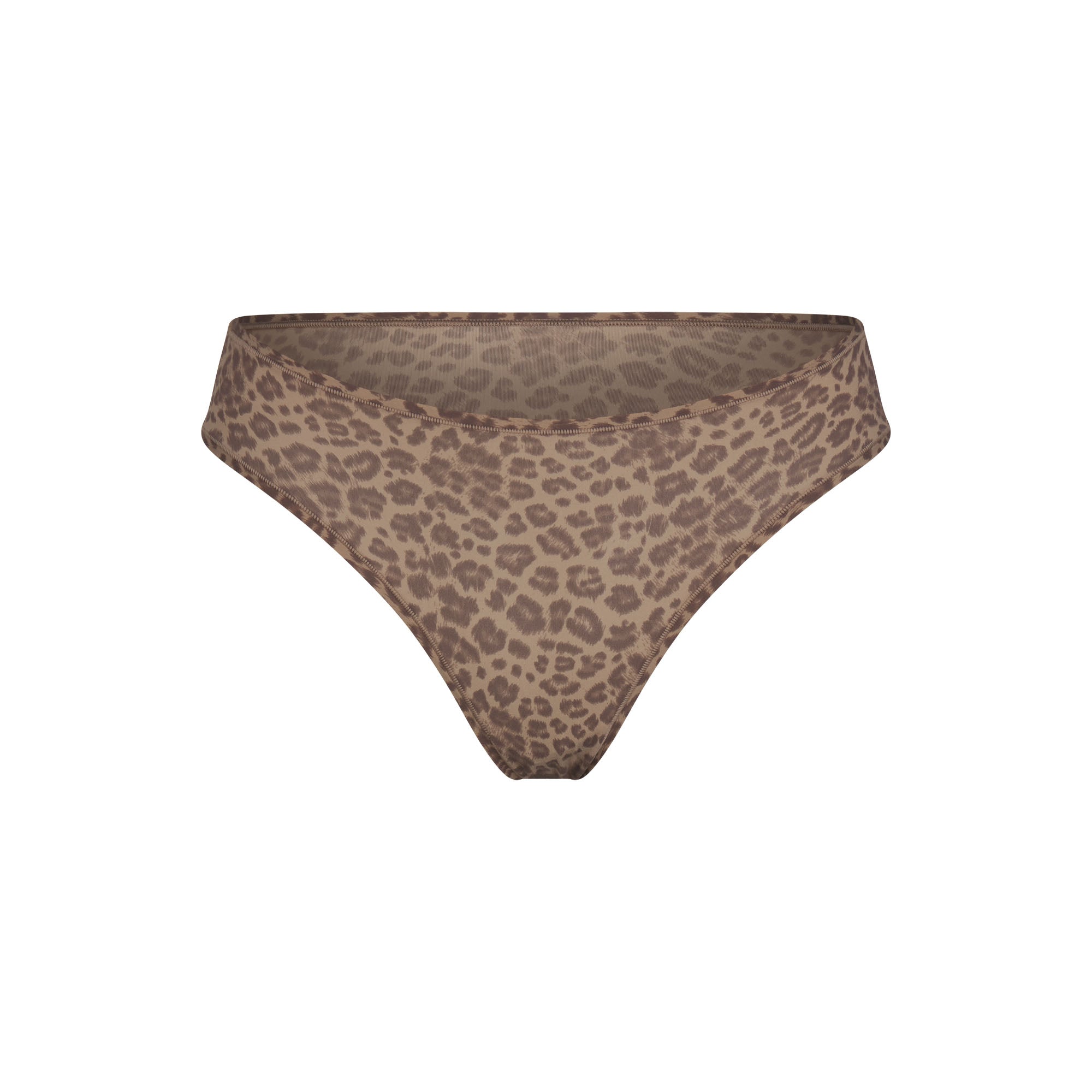 FITS EVERYBODY THONG 5-PACK | DESERT LEOPARD MULTI & LAYS FLAT ON A WHITE BACKGROUND | FLT