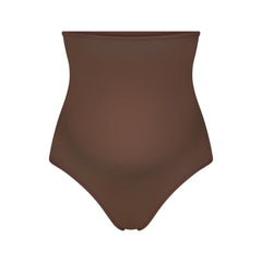 FITS EVERYBODY MATERNITY HIGH-WAISTED THONG | JASPER (MATERNITY PANTIES) LAYS FLAT ON A WHITE BACKGROUND | FLT