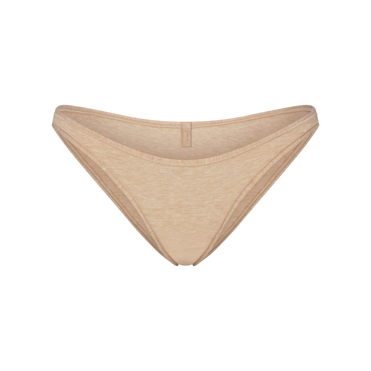 EVERYDAY COTTON BIKINI | CLAY HEATHER FLAT ON A WHITE BACKGROUND | FLT