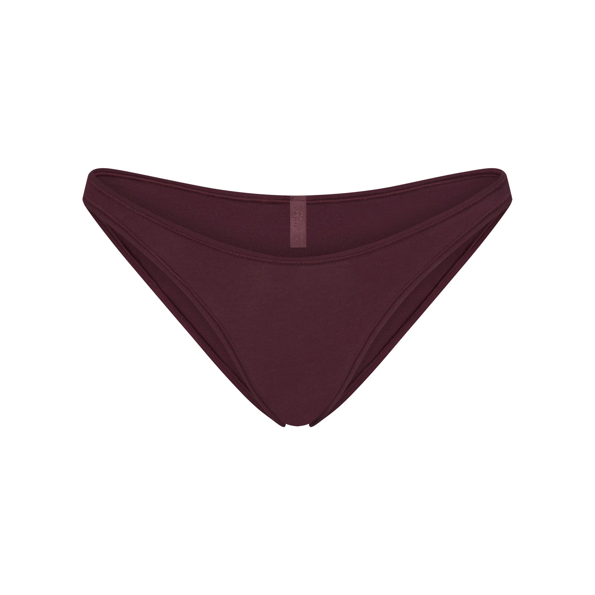 EVERYDAY COTTON BIKINI | CURRANT FLAT ON A WHITE BACKGROUND | FLT