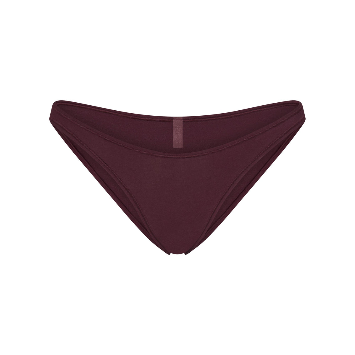 EVERYDAY COTTON BIKINI | CURRANT FLAT ON A WHITE BACKGROUND | FLT