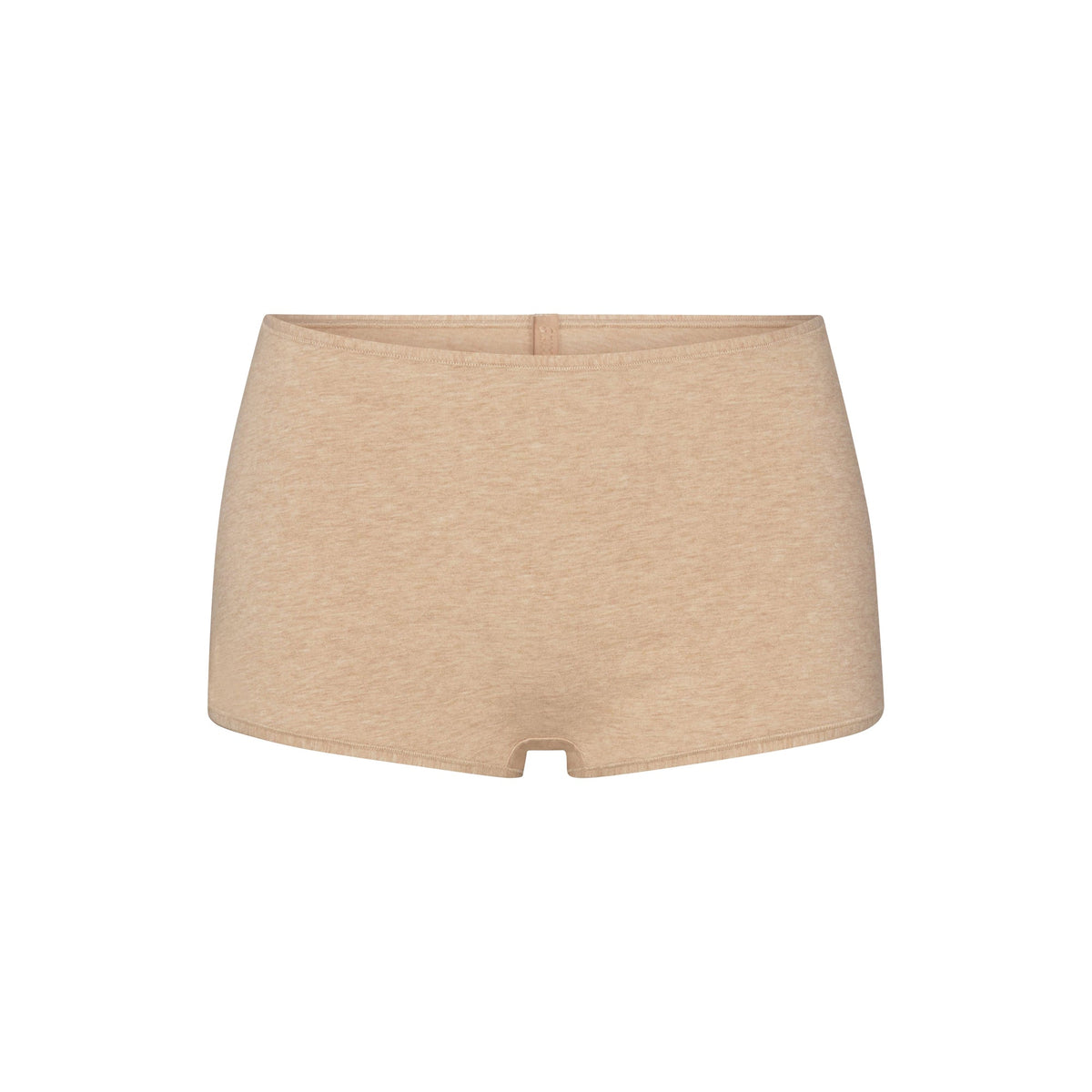 EVERYDAY COTTON BOY SHORT | CLAY HEATHER FLAT ON A WHITE BACKGROUND | FLT