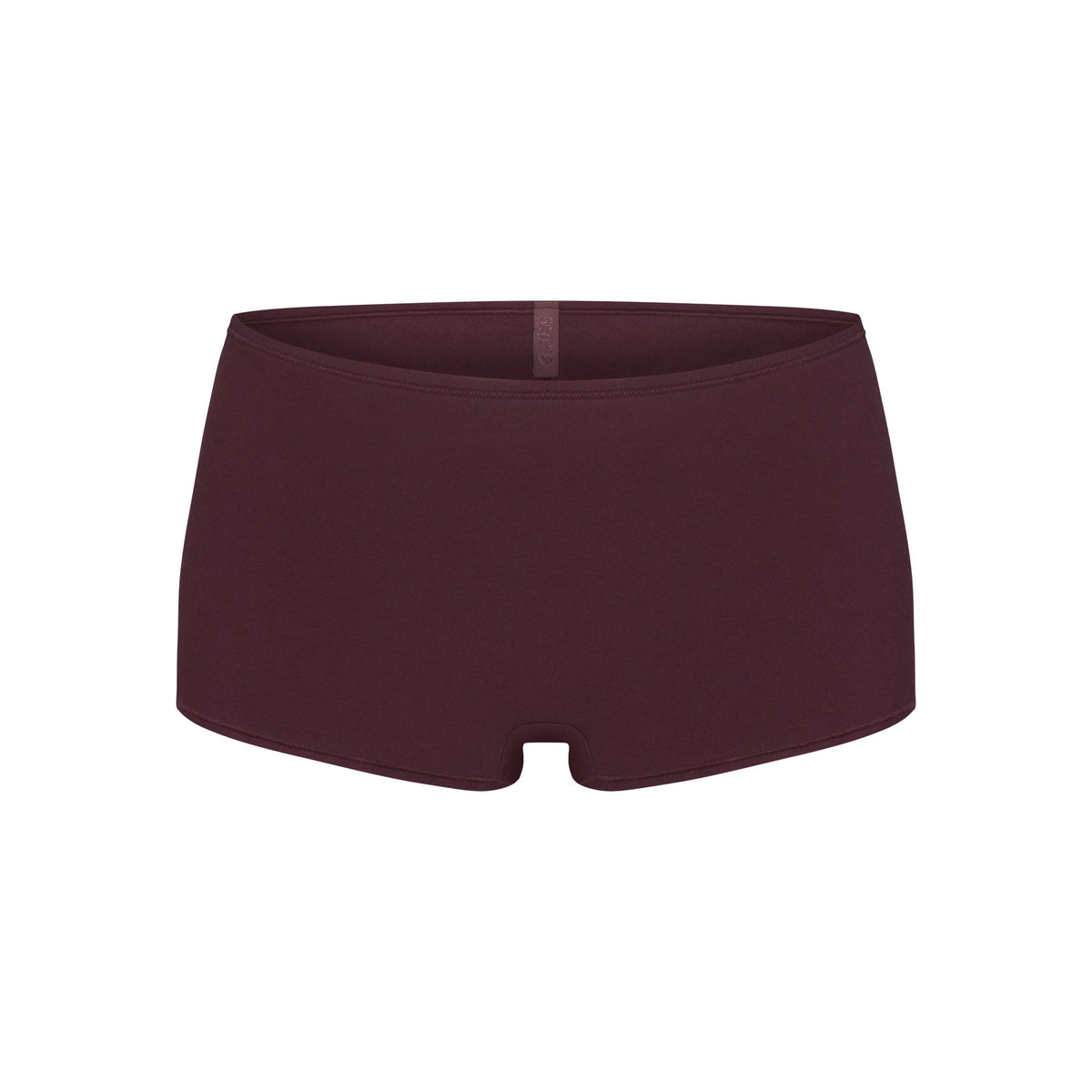 EVERYDAY COTTON BOY SHORT | CURRANT FLAT ON A WHITE BACKGROUND | FLT