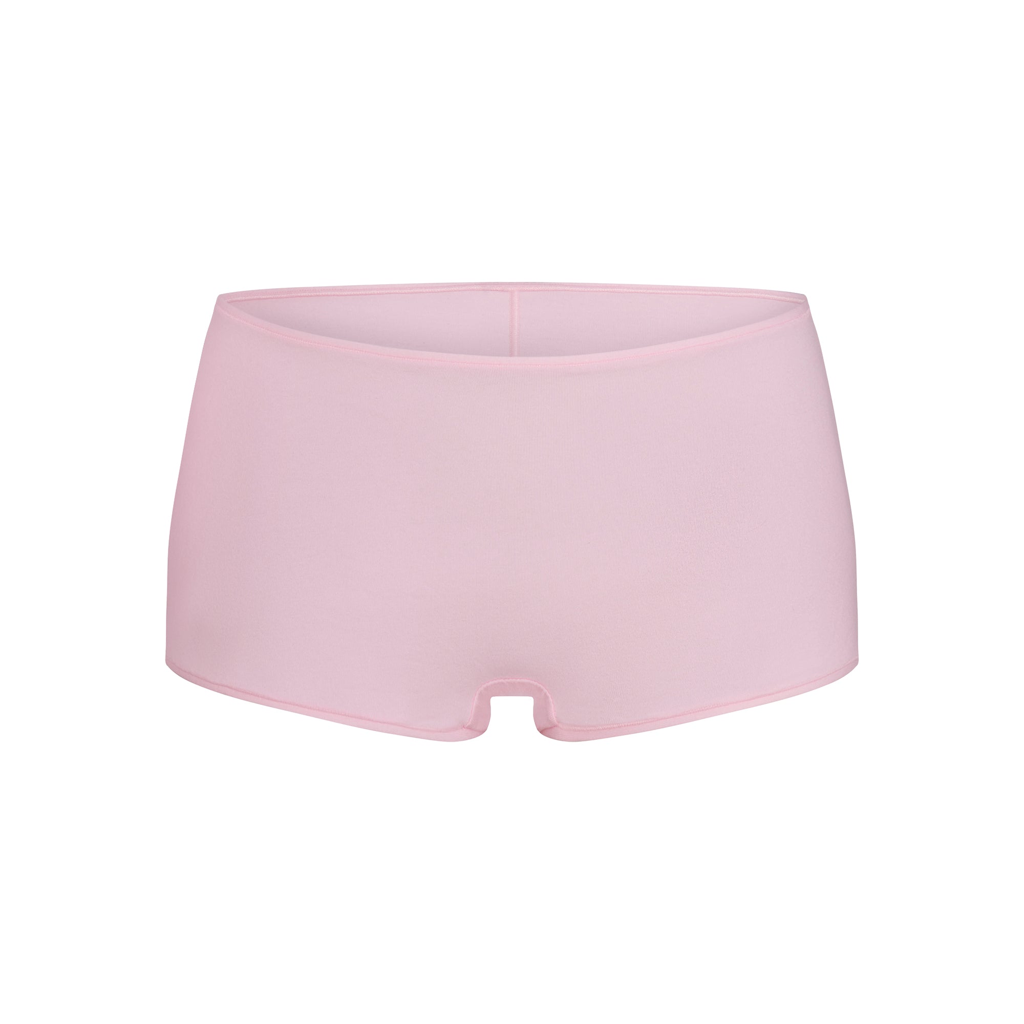 EVERYDAY COTTON BOY SHORT | PEONY FLAT ON A WHITE BACKGROUND | FLT