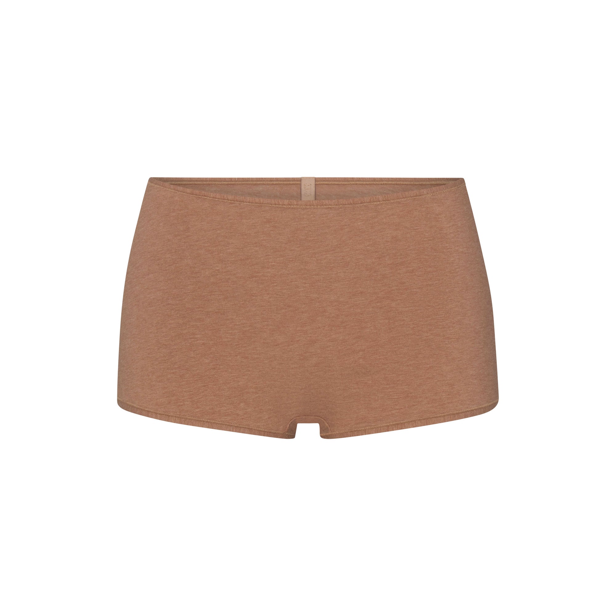 EVERYDAY COTTON BOY SHORT | SIENNA HEATHER FLAT ON A WHITE BACKGROUND | FLT