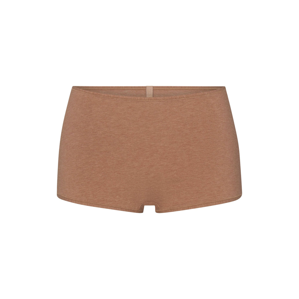 EVERYDAY COTTON BOY SHORT | SIENNA HEATHER FLAT ON A WHITE BACKGROUND | FLT