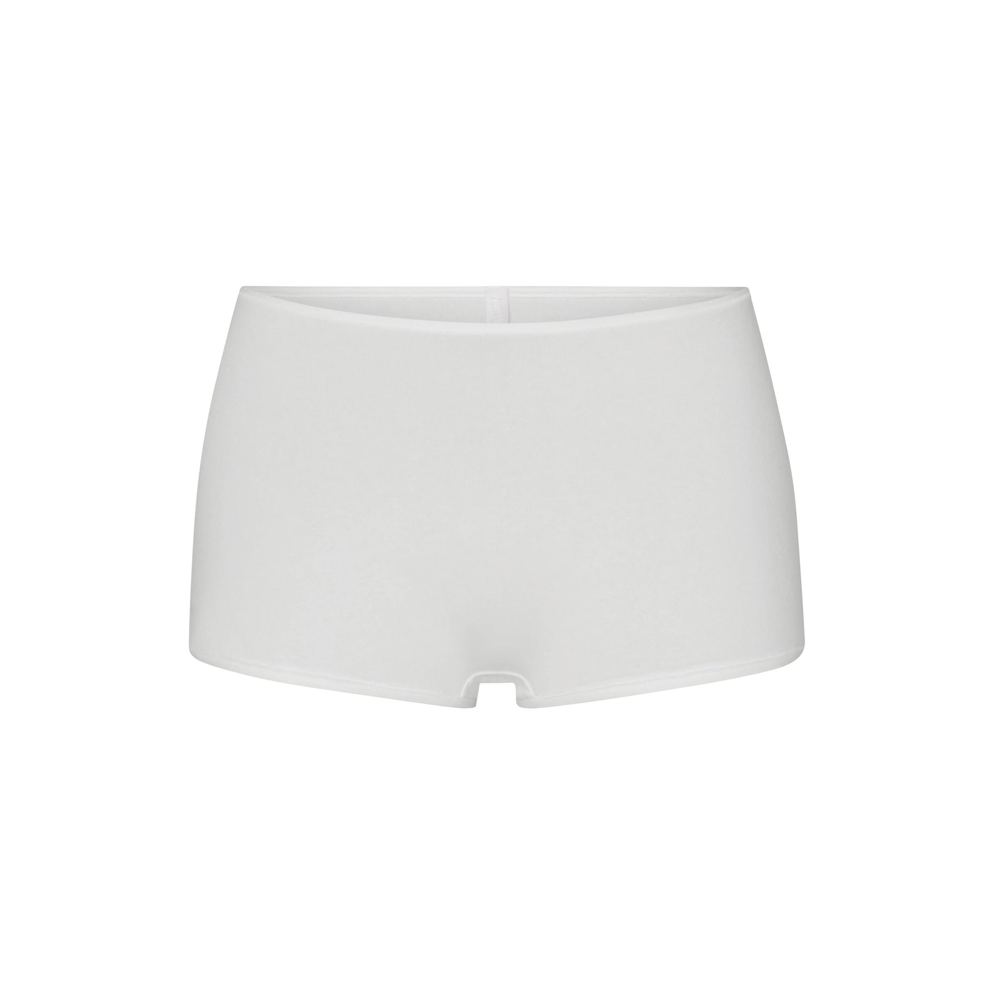 EVERYDAY COTTON BOY SHORT | SNOW FLAT ON A WHITE BACKGROUND | FLT