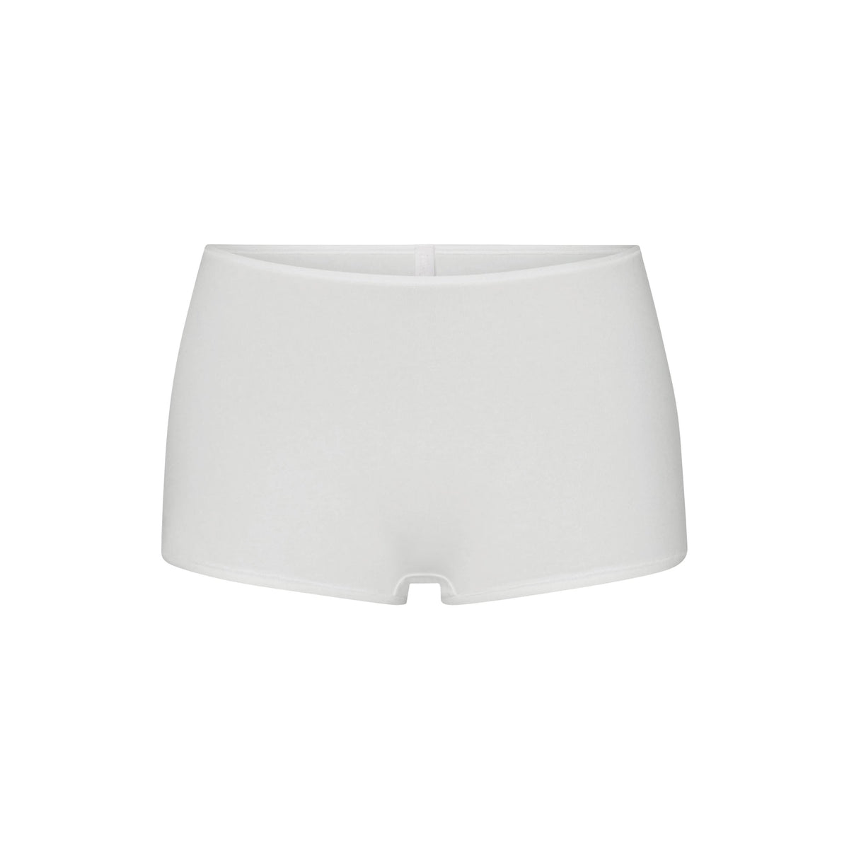 EVERYDAY COTTON BOY SHORT | SNOW FLAT ON A WHITE BACKGROUND | FLT
